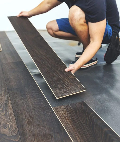 Flooring laminating and tilling